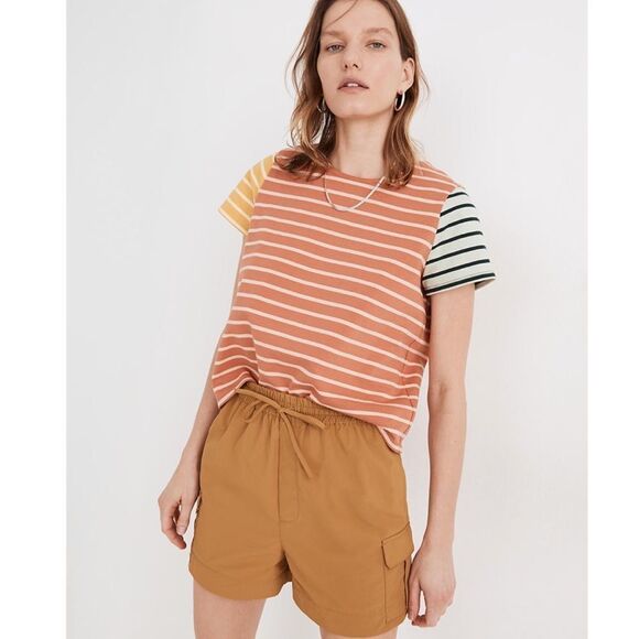 NEW Madewell | Ripstop Drawstring Pull-On Cargo Shorts, Size S - Picture 1 of 16